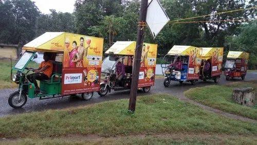 E-Rickshaw Moving Branding